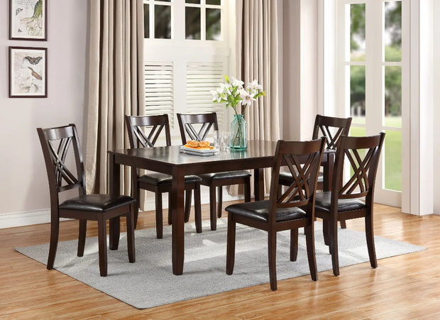 Kerwin  7-Piece Rectangular  dining set