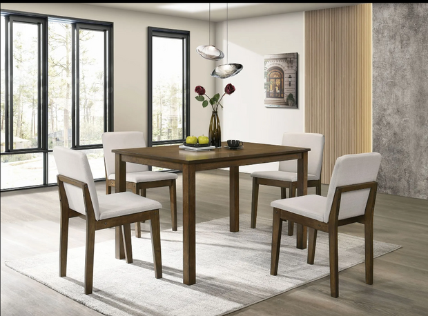 Anges Dining Table & 4 Chairs