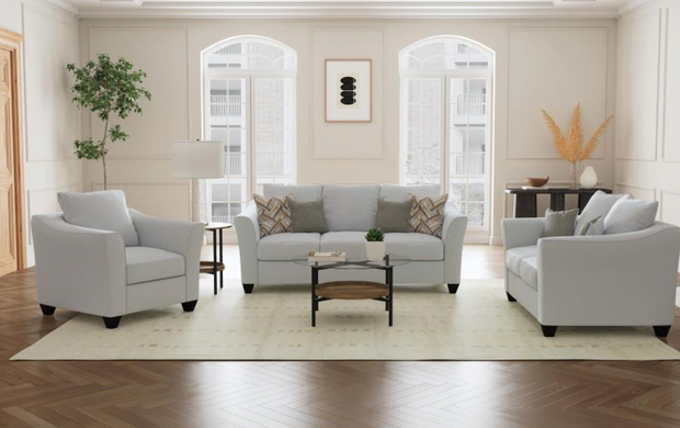 Salizar 3-piece Upholstered Flared Arm Sofa Set