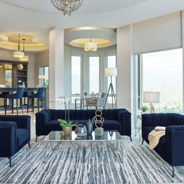 Chalet 3-piece Upholstered Tuxedo Arm Tufted Sofa Set