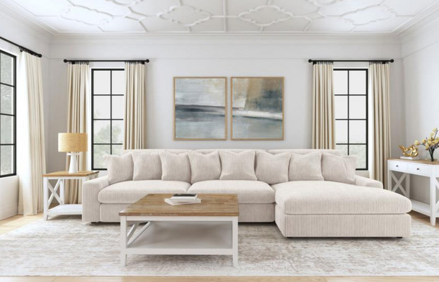 Blaine Upholstered Reversible Chaise Sectional Sofa