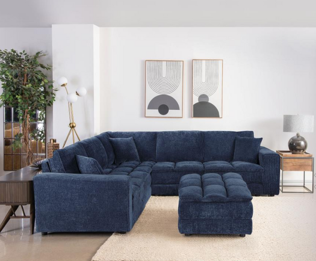 Atlantic 6-piece Upholstered Modular Sectional Sofa