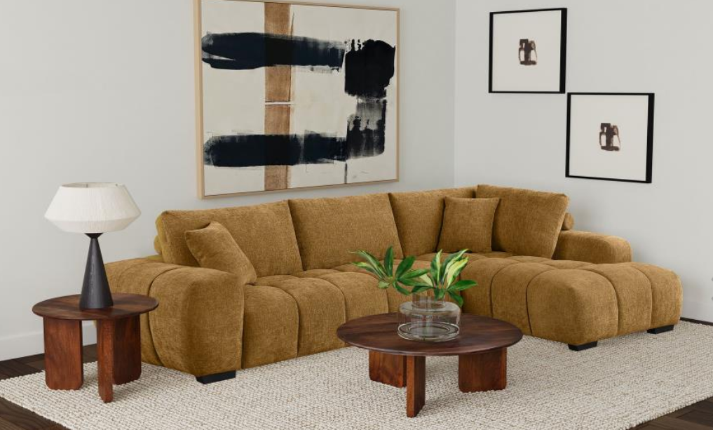 Camacho Upholstered Chaise Sectional Sofa