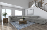 Raleigh 6-piece Boucle Upholstered Modular Sectional