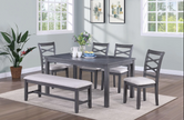Louise 6-piece dining set