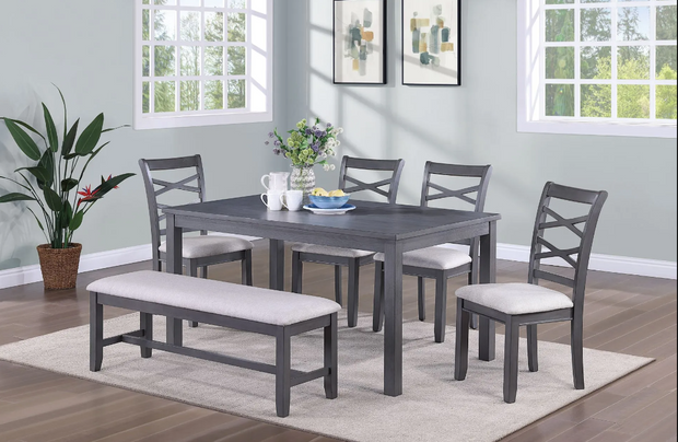 Louise 6-piece dining set