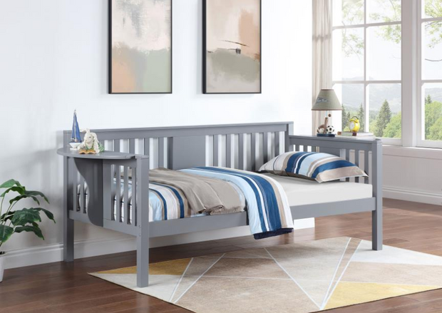Bethany Wood Twin Daybed with Drop-down Tables