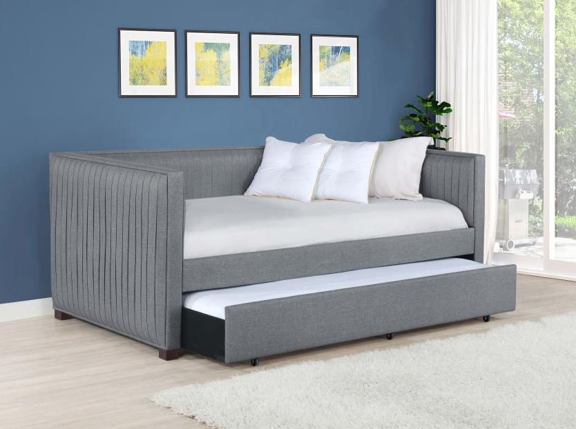 Brodie Upholstered Twin Daybed with Trundle