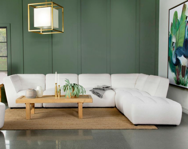 Sunny 6-piece Upholstered Modular Sectional Sofa