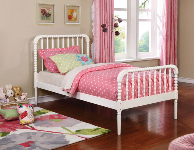Jones Wood Twin Open Frame Bed