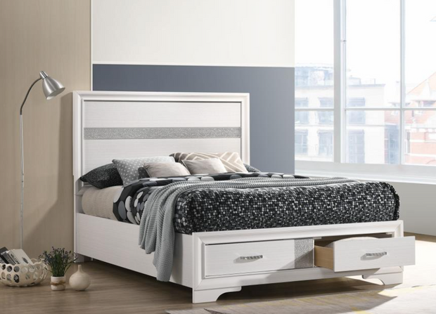 Miranda 51-inch Wood Full Storage Panel Bed