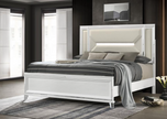 Marmore 64-inch Queen Panel Bed LED Headboard