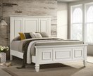 Sandy Beach Wood Queen Panel Bed