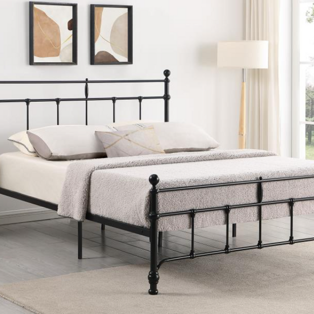 Novak 48-inch Metal Queen Open Frame Bed