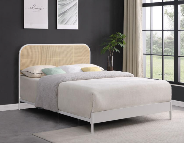 Amherst Radio Weave Rattan Metal Queen Bed