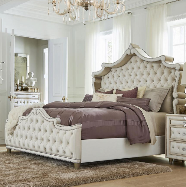 Antonella Upholstered Queen Panel Bed