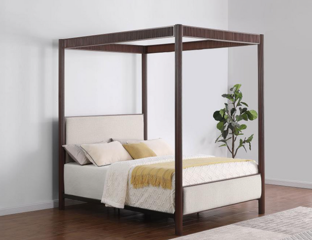 Zimmerlee 89-inch Metal Queen Canopy Bed