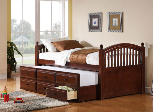 Norwood 3-drawer Twin Bed with Captains Trundle