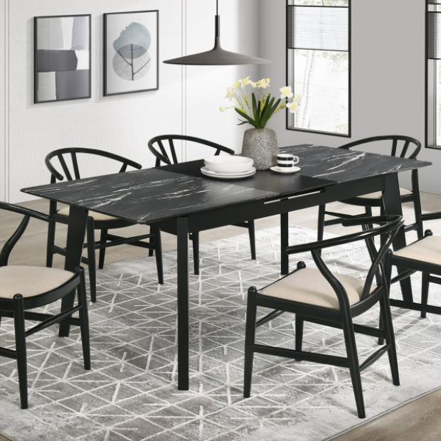 Crestmont 7-piece Extension Leaf Dining Table Set
