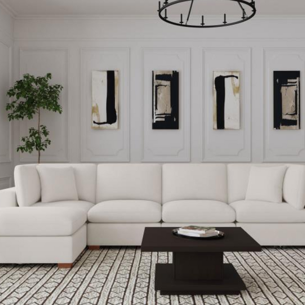 Lakeview 5-piece Upholstered Modular Sectional