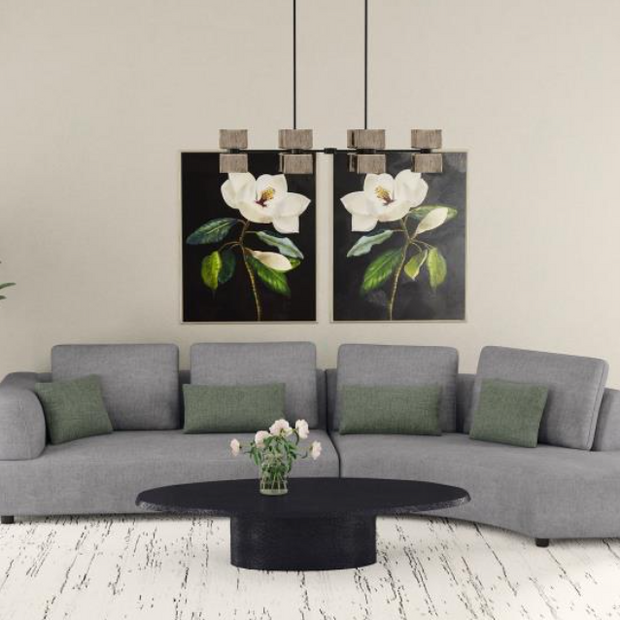 Toscano 134-inch Upholstered Sectional