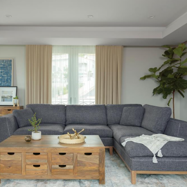 Persia Upholstered Track Arm Sectional Sofa