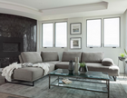 Arden Upholstered Sectional Sofa with Adjustable Back