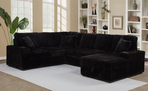 Devonshire Sleeper Sectional Sofa Storage