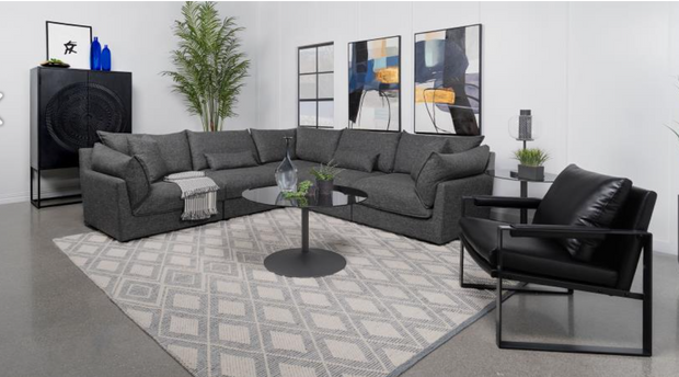 Sasha 5-piece Upholstered Modular Sectional
