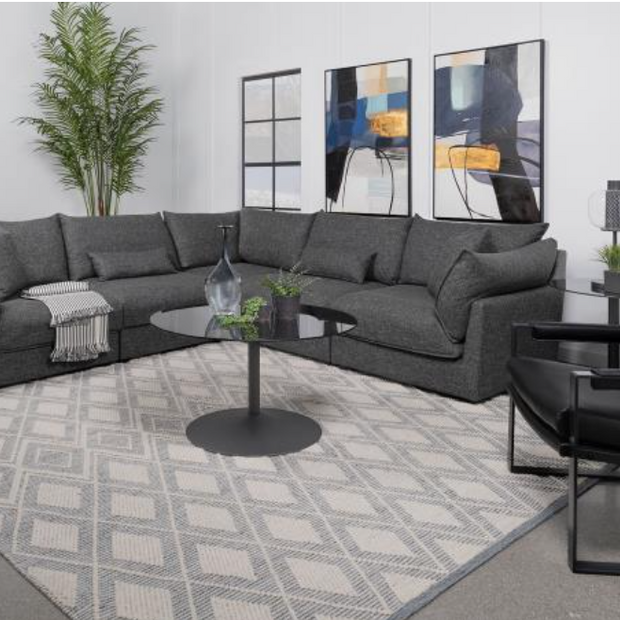Sasha 5-piece Upholstered Modular Sectional