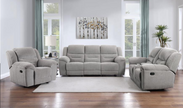 Gilson 3-piece Chenille Upholstered Reclining Sofa Set