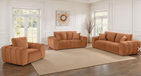Burnett 3-piece Chenille Upholstered Sofa Set