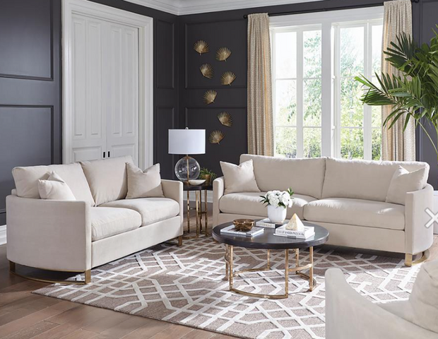 Corl 3-piece Upholstered Arched Arm Sofa Set