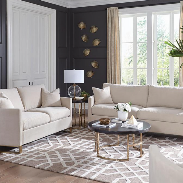 Corl 3-piece Upholstered Arched Arm Sofa Set