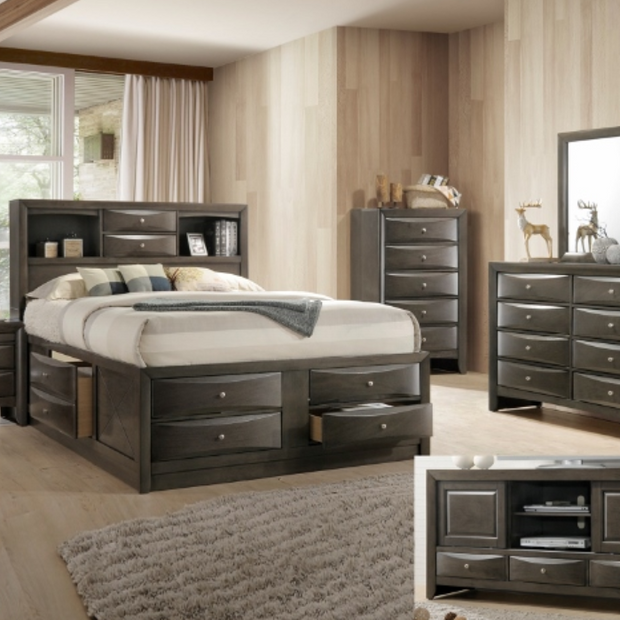 Emily G Storage Bed Set