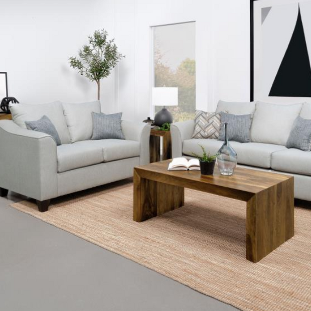 Salizar 3-piece Upholstered Flared Arm Sofa Set