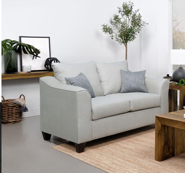 Salizar 3-piece Upholstered Flared Arm Sofa Set