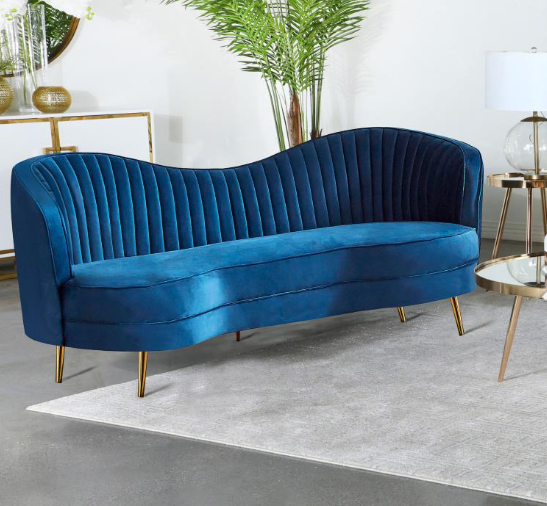 Sophia 3-piece Upholstered Channel Tufted Sofa Set