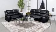 Camila 3-piece Upholstered Motion Reclining Sofa Set