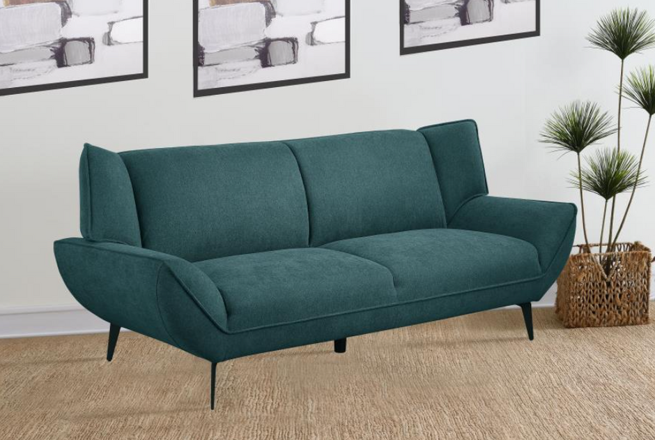 Acton 2-piece Upholstered Flared Arm Sofa Set