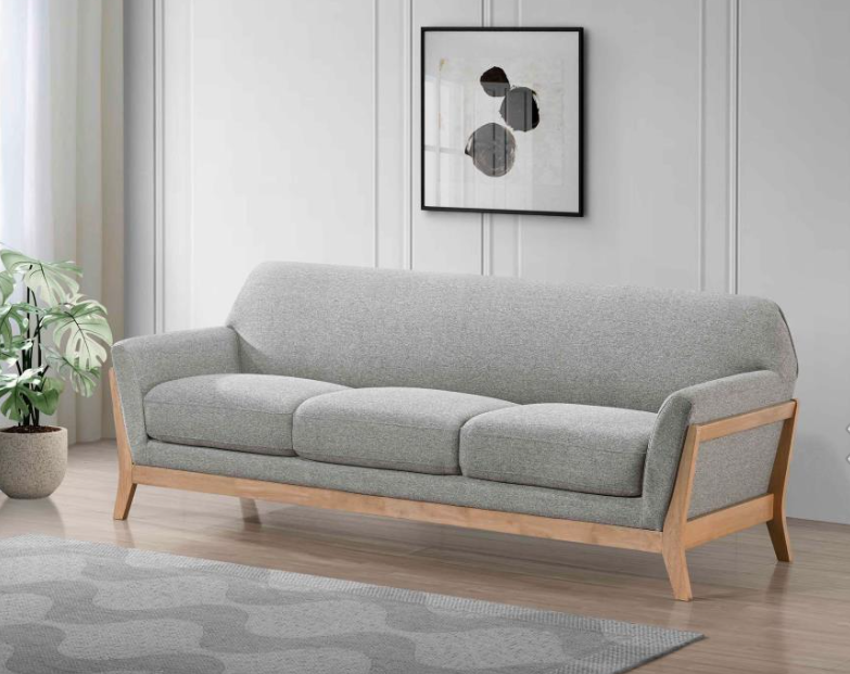 Vaughn 3-piece Fabric Upholstered Flared Arm Sofa Set