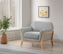 Vaughn 3-piece Fabric Upholstered Flared Arm Sofa Set