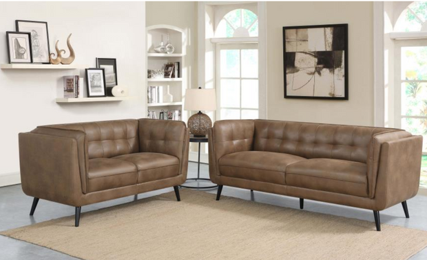 Thatcher 3-piece Upholstered Tuxedo Arm Sofa Set