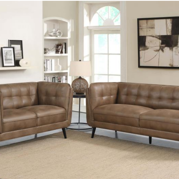 Thatcher 3-piece Upholstered Tuxedo Arm Sofa Set