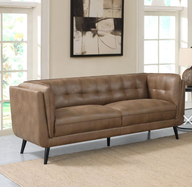 Thatcher 3-piece Upholstered Tuxedo Arm Sofa Set