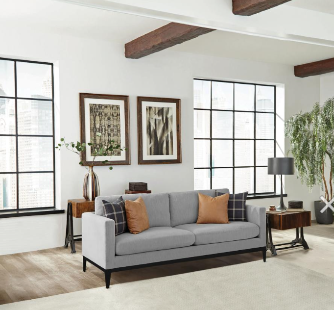 Apperson 3-piece Upholstered Track Arm Sofa Set
