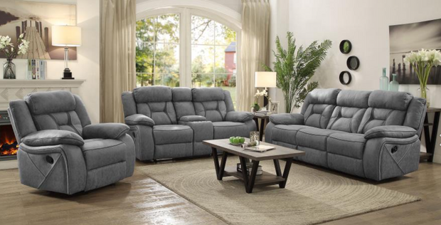 Higgins 3-piece Upholstered Motion Reclining Sofa Set