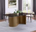 Edson 5-piece Rectangular Glass Top Dining Table Set