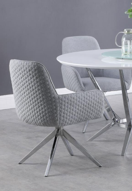 Abby 5-piece Round Dining Table Set