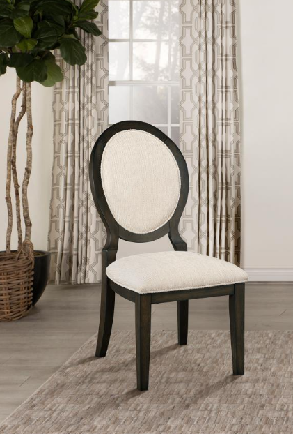 Twyla 5-piece 60-inch Round Wood Dining Table Set